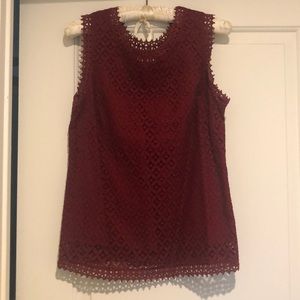 Merona lace sleeveless top